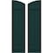 Ekena Millwork Americraft 4-Board (2 Batten) Wood Joined Board-n-Batten Shutters w/Ellipt Top, ARW101BE414X77FGH, PR ARW101BE414X77FGH - alternate 1